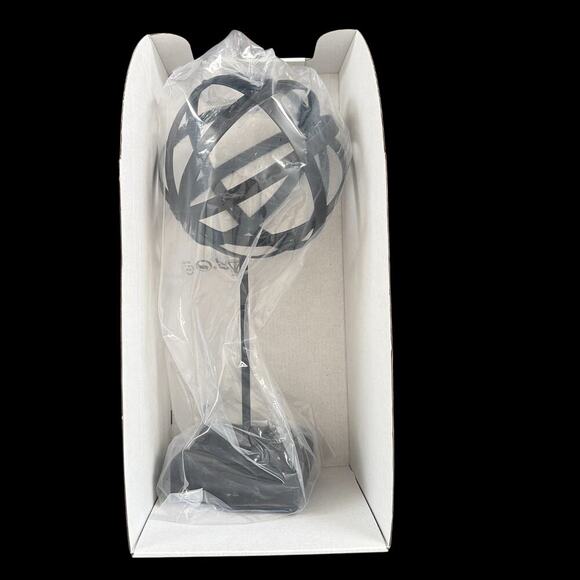 IKEA LINDRANDE Black Globe Decoration on Stand  13 ¾ " - Picture 3 of 4